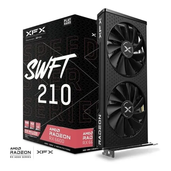 Tarjeta Gráfica Gpu Amd Radeon Rx 6600 Xfx Core 8 Gb