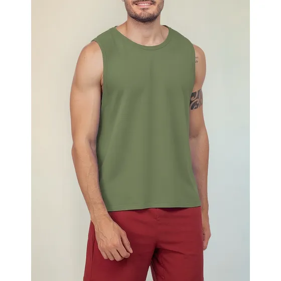 Regata Dry Fit Masculina Fitness Academia Esportes Poliamida