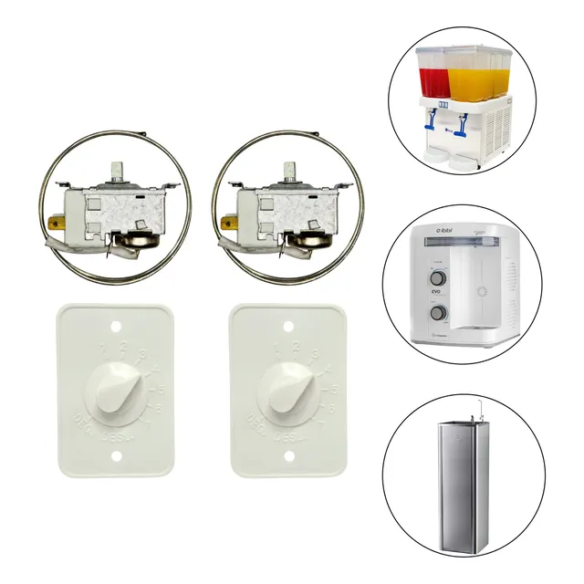 Kit 2un Termostato Bebedouro Purificador Universal Rc42600