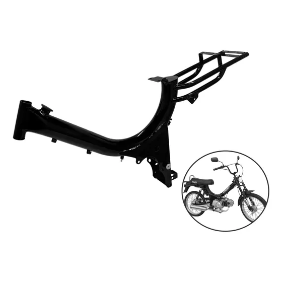 Quadro Chassis Para Mobilete  4  Tempos  Bikelete Reforçado 