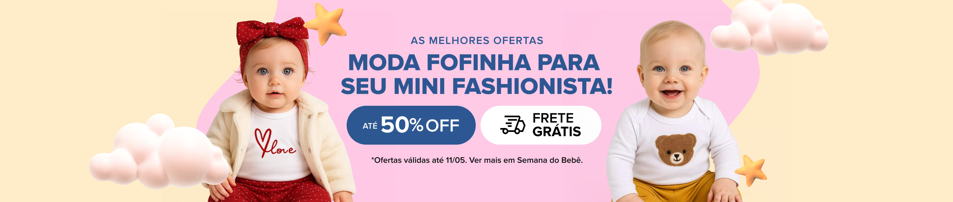 Moda fofinha para o seu mini fashionista!